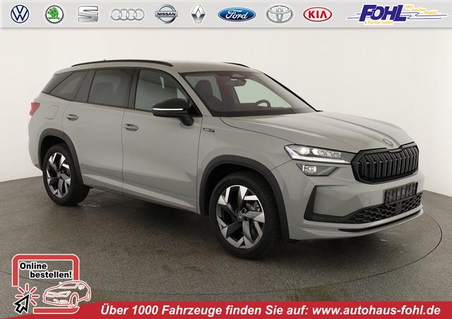 Skoda Kodiaq - 1.5 TSI mHEV 110 kW Sportline DSG Sportline, AHK, Navi, Matrix, el. Klappe, Side, Winter, 19-Zoll