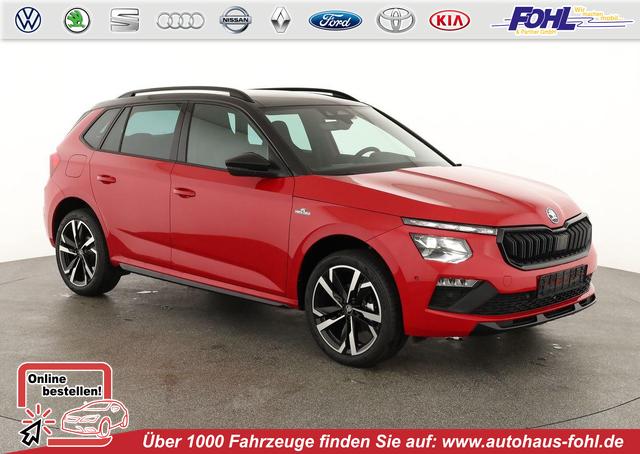 Skoda Kamiq - Monte Carlo 1.0 TSI DSG Carlo, Pano, AHK, Navi, Matrix, el.Klappe, 18-Zoll, 5 J.-Garantie