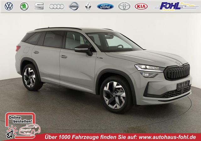 Skoda Kodiaq - 2.0 TSI 150 kW 4x4 Sportline DSG Sportline, AHK, Navi, Matrix, Side, Kamera, Winter, 19-Zoll, 4 J.-Garantie