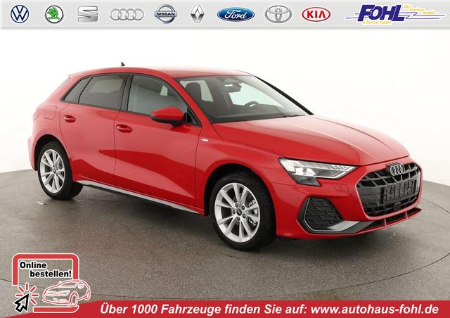 Audi A3 Sportback - TFSI 110 kW S line 35 S-tronic S-LINE, AHK, Matrix, Navi, el. Klappe, Kamera, Winter, 3 J.-Garantie