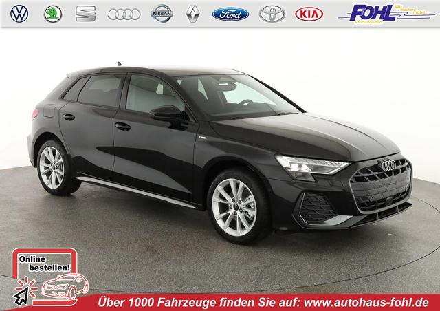 Audi A3 Sportback - TFSI 110 kW S line 35 S-tronic S-LINE, AHK, Matrix, Navi, el. Klappe, Kamera, Winter, 3 J.-Garantie