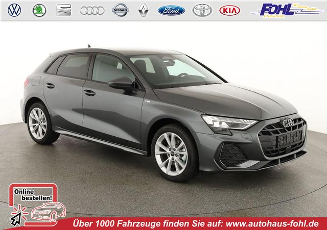 Audi A3 Sportback - TFSI 110 kW S line 35 S-tronic S-LINE, AHK, Matrix, Navi, el. Klappe, Kamera, Winter, 3 J.-Garantie