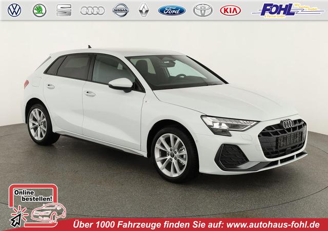 Audi A3 Sportback - TFSI 110 kW S line 35 S-tronic S-LINE, AHK, Matrix, Navi, el. Klappe, Kamera, Winter, 3 J.-Garantie
