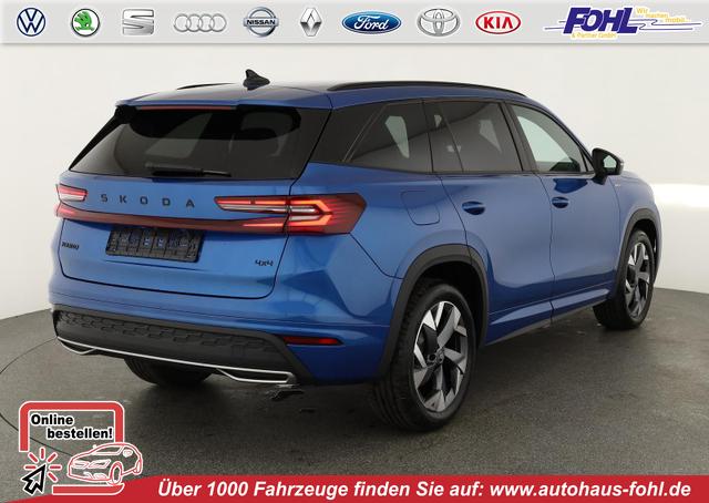 Skoda Kodiaq - 2.0 TDI 142 kW 4x4 Sportline DSG Sportline, AHK, Navi, Matrix, el. Klappe, Side, 19-Zoll, 4-J Garantie