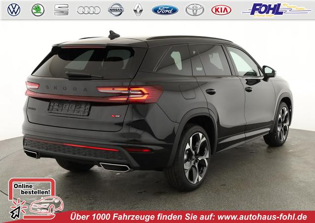 Skoda Kodiaq - 2.0 TSI 195 kW 4x4 RS DSG RS, AHK, Navi, Matrix, Canton, Side, FS-beheizbar, el. Klappe, Kamera, 20-Zoll, 5 J.-Garantie