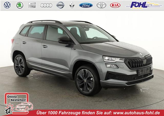 Skoda Karoq - Sportline 1.5 TSI DSG Sportline, AHK, Navi, CANTON, Matrix, AreaView, Side, Kamera, el. Klappe, FS-beheizbar, 5 J.-Garantie