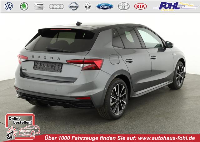Skoda Fabia - Monte Carlo 1.5 TSI DSG Carlo, Ladeboden, LED, Kamera, App-Connect, 17-Zoll