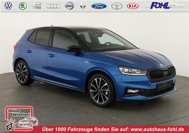 Skoda Fabia - Monte Carlo 1.5 TSI DSG Carlo, Ladeboden, LED, Kamera, App-Connect, 17-Zoll