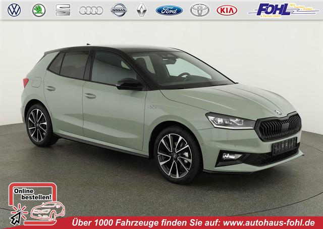 Skoda Fabia - Monte Carlo 1.5 TSI DSG Carlo, Ladeboden, LED, Kamera, App-Connect, 17-Zoll