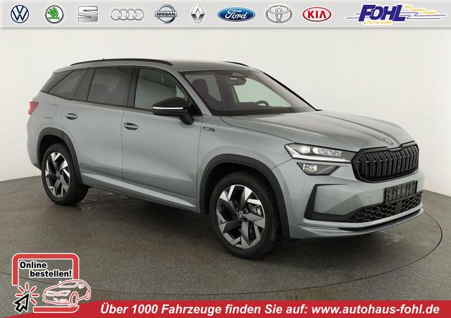 Skoda Kodiaq - 2.0 TSI 150 kW 4x4 Sportline DSG Sportline, AHK, Navi, Matrix, Canton, Side, FS-beheizbar, el. Klappe, Kamera, 19-Zoll, 5 J.-Garantie