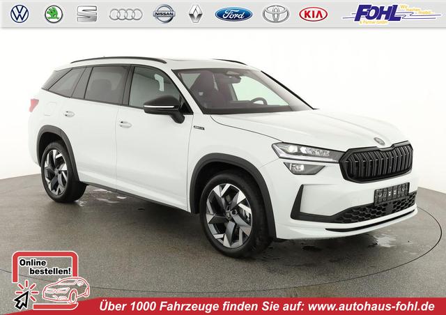 Skoda Kodiaq - 2.0 TSI 150 kW 4x4 Sportline DSG Sportline, Pano, AHK, Navi, Matrix, Canton, Side, FS-beheizbar, el. Klappe, Kamera, 19-Zoll, 5 J.-Garantie