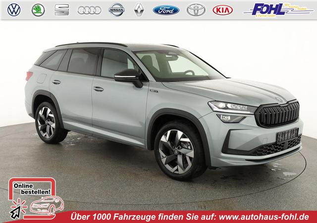 Skoda Kodiaq - 2.0 TDI 142 kW 4x4 Sportline DSG Sportline, AHK, Navi, Matrix, Canton, Side, FS-beheizbar, el-Klappe, Kamera, 19-Zoll, 5 J.-Garantie