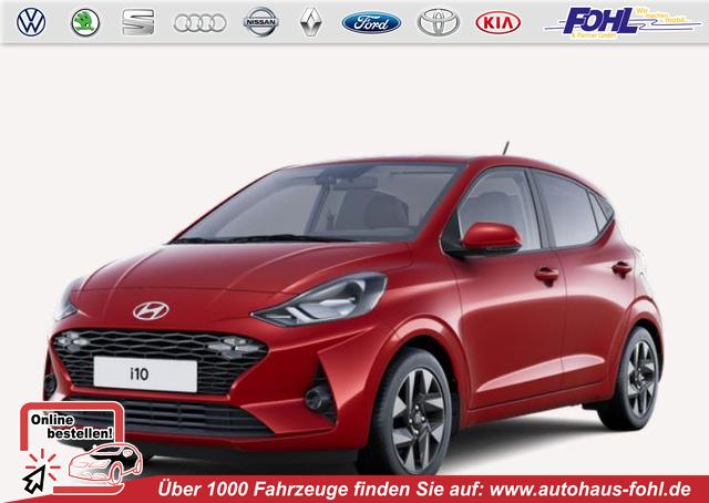Hyundai i10 - GO Plus 1,2 GDI Automatik / Sitz + Lenkradheizung Navi Klimaautomatik 15'' LM Felgen