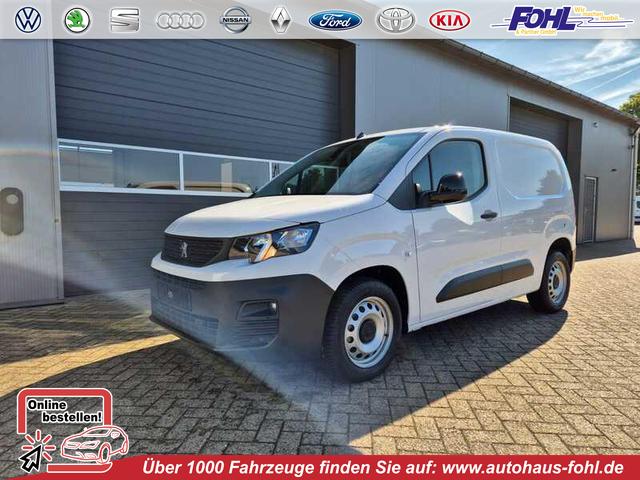 Peugeot Partner - Premium L1 1.5 BlueHDI 102PS 2-Sitzer AHK Klima Radio Apple CarPlay Android Auto Bluetooth DAB PDC v+h Rückf.Kamera Tempomat Ganzj.Reifen