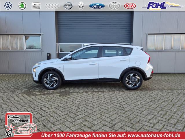 Hyundai BAYON - Select 1.0 T-GDI 100PS MHEV Navi Rückf.Kamera Klima PDC 12,3"-Touchscreen DAB+ Apple CarPlay Android Auto Tempomat 16-LM