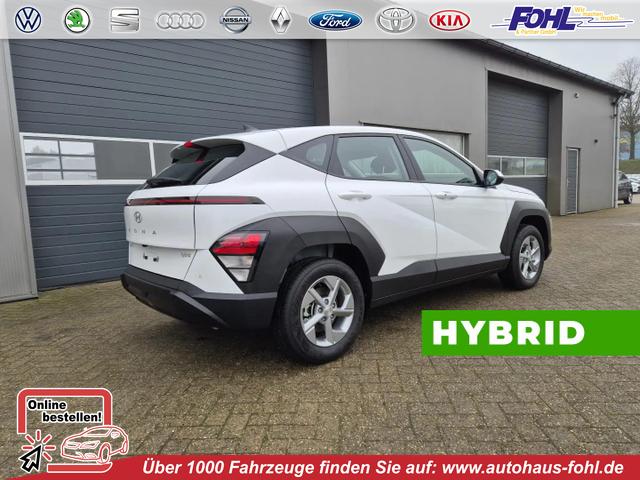 Hyundai KONA - 1.6 GDI 129PS Hybrid Automatik Select MY2025 Voll-LED Klimaautomatik Navi Rückf.Kamera PDC v+h 12,3"-Touchscreen DAB+ Apple CarPlay Android Auto Tempomat 16-LM