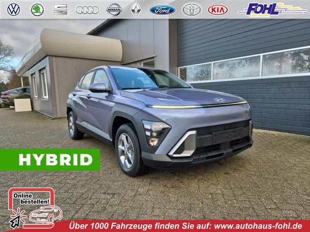 Hyundai KONA - 1.6 GDI 129PS Hybrid Automatik Select MY2025 Voll-LED Klimaautomatik Navi Rückf.Kamera PDC v+h 12,3"-Touchscreen DAB+ Apple CarPlay Android Auto Tempomat 16-LM