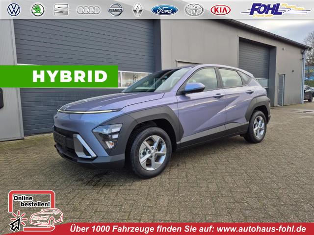 Hyundai KONA - 1.6 GDI 129PS Hybrid Automatik Select MY2025 Voll-LED Klimaautomatik Navi Rückf.Kamera PDC v+h 12,3"-Touchscreen DAB+ Apple CarPlay Android Auto Tempomat 16-LM