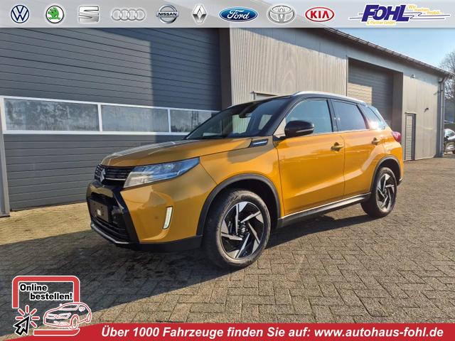 Suzuki Vitara - 1.4 Boosterjet 129PS Hybrid Comfort+ Teilleder mit Alcantara Navi Klimaautomatik Sitzheizung ACC PDC v+h Rückf.Kamera Suzuki-Radio Apple CarPlay Android Auto Touchscreen 2xKeyless 17-LM