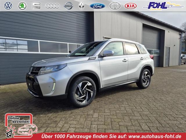 Suzuki Vitara - 1.4 Boosterjet 129PS Hybrid Comfort+ Teilleder mit Alcantara Navi Klimaautomatik Sitzheizung ACC PDC v+h Rückf.Kamera Suzuki-Radio Apple CarPlay Android Auto Touchscreen 2xKeyless 17-LM