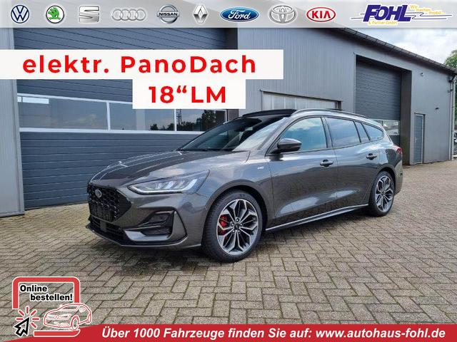 Ford Focus Turnier - 1.0 125PS ST-Line X elektr. PanoDach Winterpaket Rückf.Kamera ACC Klimaautomatik Sitzheizung Lenkradheizung Frontscheibe beheizb. Ford-Navi SYNC 4 B+O Sound DAB+ Bluetooth Apple Carplay Android Auto PDC v+h 2xKeyless 18-LM