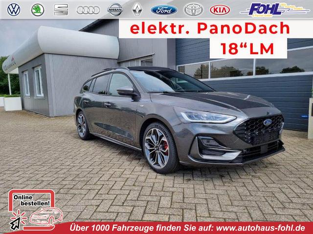 Ford Focus Turnier - 1.0 125PS ST-Line X elektr. PanoDach Winterpaket Rückf.Kamera ACC Klimaautomatik Sitzheizung Lenkradheizung Frontscheibe beheizb. Ford-Navi SYNC 4 B+O Sound DAB+ Bluetooth Apple Carplay Android Auto PDC v+h 2xKeyless 18-LM