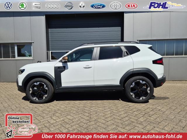 Dacia Duster - Extreme Hybrid 140PS Automatik 1.6 SCE 4x Kamera elektr.Parkbremse Teil-Leder Klimaautomatik Bluetooth Apple Carplay Android Auto PDC v+h 2xKeyless 18"LM