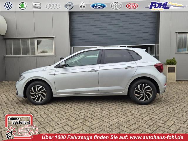 Volkswagen Polo - Life 1.0 TSI 95PS Rückf.Kamera Sitzheizung Digital Cockpit Klima PDC abgd.Scheiben Bluetooth Apple Car Play Android Auto 15-LM