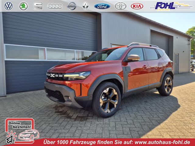 Dacia Duster - Extreme Hybrid 140PS Automatik 1.6 SCE Sitzheizung Klimaautomatik 4x Kamera elektr.Parkbremse Teil-Leder Bluetooth Apple Carplay Android Auto PDC v+h 2xKeyless 18-LM