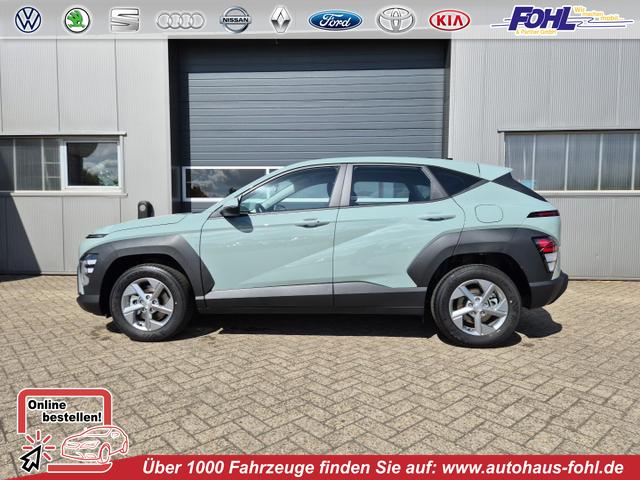 Hyundai KONA - Select 1.6 GDI 129PS Hybrid Automatik MY2025 Voll-LED Klimaautomatik Navi Rückf.Kamera PDC v+h 12,3"-Touchscreen DAB+ Apple CarPlay Android Auto Tempomat 16-LM
