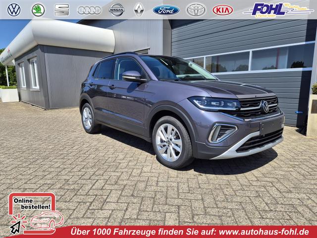 Volkswagen T-Cross - 1.0 TSI 116PS DSG Life LED-Matrix-Scheinwerfer Klimaautomatik Sitzheizung PDC Rückf.Kamera 17-LM abged.Scheiben 2xKeyless DAB+ Bluetooth Touchscreen Apple CarPlay Android Auto