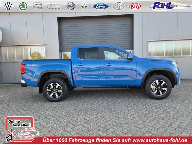 Volkswagen Amarok - Style DoKa 3.0 TDI 240PS 4x4 Automatik Laderaumabdeckung Navi Lenkradheizung Frontscheibe beheizb. Sitzheizung AHK Rückf.Kamera ACC Klimaautomatik PDC v+h Apple Carplay Android Auto 2xKeyless 18"LM