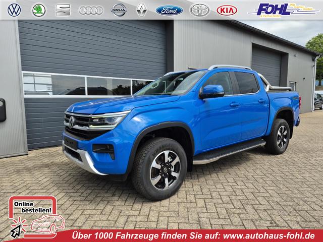Volkswagen Amarok - Style DoKa 3.0 TDI 240PS 4x4 Automatik Trittbrett Chrompaket Navi Lenkradheizung Frontscheibe beheizb. Sitzheizung AHK Rückf.Kamera ACC Klimaautomatik PDC v+h Apple Carplay Android Auto 2xKeyless 18"LM