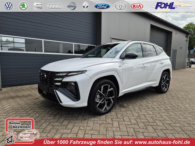 Hyundai TUCSON - N-Line 1.6 T-GDI 252PS Automatik PHEV FACELIFT MY2025 Teil-Leder Sitzheizung Lenkradheizung ACC Klimaautomatik Navi 12,3"-Touchscreen DAB+ wireless Apple CarPlay + Android Auto PDC v+h Rückf.Kamera 2xKeyless 19-LM