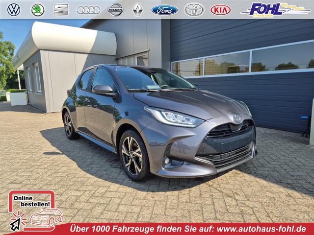 Toyota Yaris - 1.5VVT-iE 116PS Automatik Teamplayer Klimaautomatik Sitzheizung Lenkradheizung Rückf.Kamera 16-LM abged.Scheiben 2xKeyless DAB+ Bluetooth Touchscreen Apple CarPlay Android Auto ACC