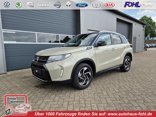Suzuki Vitara - 1.4 Boosterjet 129PS Hybrid Comfort+ Teilleder mit Alcantara Navi Klimaautomatik Sitzheizung ACC PDC v+h Rückf.Kamera Suzuki-Radio Apple CarPlay Android Auto Touchscreen 2xKeyless 17-LM