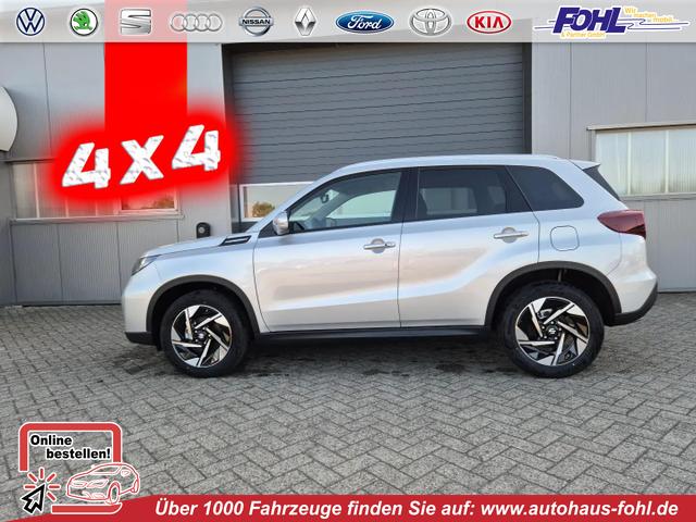 Suzuki Vitara - Comfort+ 129PS MHEV 4x4 ALLGRIP 1.4 Boosterjet Allrad Teilleder mit Alcantara Navi Klimaautomatik Sitzheizung ACC PDC v+h Rückf.Kamera Suzuki-Radio Apple CarPlay Android Auto Touchscreen 2xKeyless 17-LM