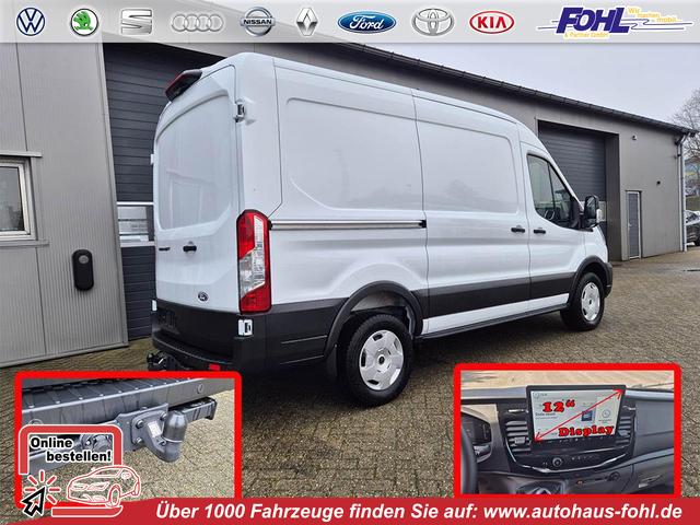 Ford Transit - L2H2 2.0 EcoBlue 165PS Trend Heckantrieb 3,5t 2-Sitzer AHK Sitzheizung Lenkradheizung Frontscheibe beheizb. Klimaautomatik PDC v+h Rückf.Kamera Bluetooth DAB Apple CarPlay Android Auto Tempomat Ganzj.Reifen