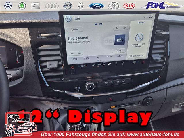 Ford Transit - L2H2 2.0 EcoBlue 165PS Trend Heckantrieb 3,5t 2-Sitzer AHK Sitzheizung Lenkradheizung Frontscheibe beheizb. Klimaautomatik PDC v+h Rückf.Kamera Bluetooth DAB Apple CarPlay Android Auto Tempomat Ganzj.Reifen