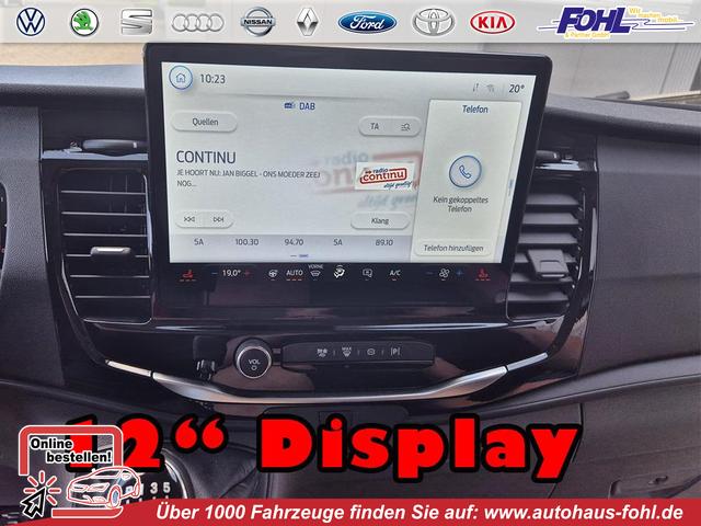 Ford Transit - L2H2 2.0 EcoBlue 130PS Trend 3,5t 2-Sitzer AHK Sitzheizung Lenkradheizung Frontscheibe beheizb. Klimaautomatik PDC v+h Rückf.Kamera Bluetooth DAB Apple CarPlay Android Auto Tempomat Ganzj.Reifen