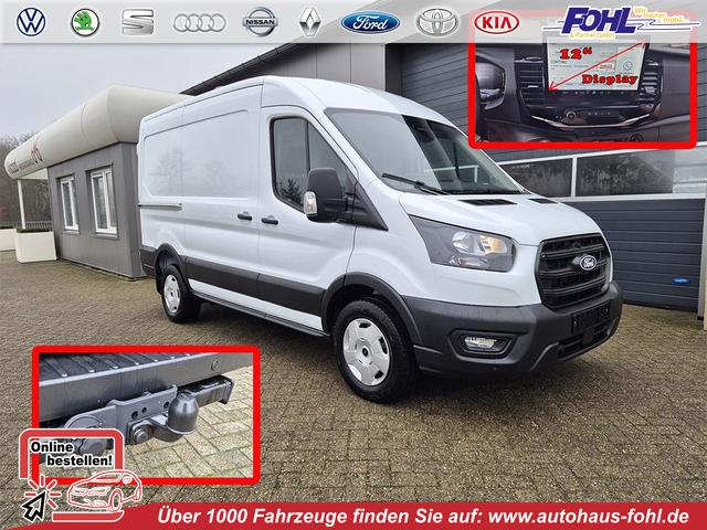 Ford Transit - L2H2 2.0 EcoBlue 130PS Trend 3,5t 3-Sitzer AHK Sitzheizung Lenkradheizung Frontscheibe beheizb. Klimaautomatik Bluetooth DAB Apple CarPlay Android Auto PDC v+h Rückf.Kamera Tempomat