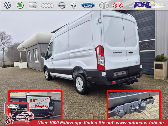 Ford Transit - L2H2 2.0 EcoBlue 130PS Trend 3,5t 3-Sitzer AHK Sitzheizung Lenkradheizung Frontscheibe beheizb. Klimaautomatik Bluetooth DAB Apple CarPlay Android Auto PDC v+h Rückf.Kamera Tempomat
