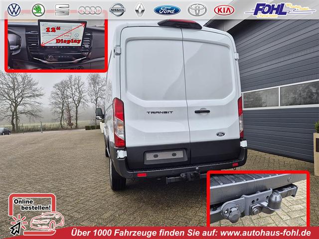 Ford Transit - L2H2 2.0 EcoBlue 130PS Trend 3,5t 3-Sitzer AHK Sitzheizung Lenkradheizung Frontscheibe beheizb. Klimaautomatik PDC v+h Rückf.Kamera Bluetooth DAB Apple CarPlay Android Auto Tempomat Ganzj.Reifen