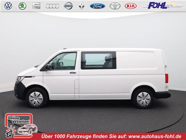 Volkswagen Transporter 6.1 Kastenwagen - DoKa L2 2.0 TDi 110PS 5-Sitzer AHK Klima PDC DAB Apple CarPlay Android Auto Bluetooth Touchscreen Ganzjahresreifen