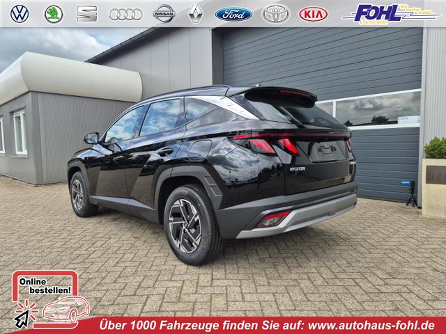 Hyundai TUCSON - 1.6 T-GDI 160PS Sitzheizung Lenkradheizung Klimaautomatik Navi 12,3"-Touchscreen DAB+ wireless Apple CarPlay + Android Auto PDC v+h Rückf.Kamera 2xKeyless 17-LM