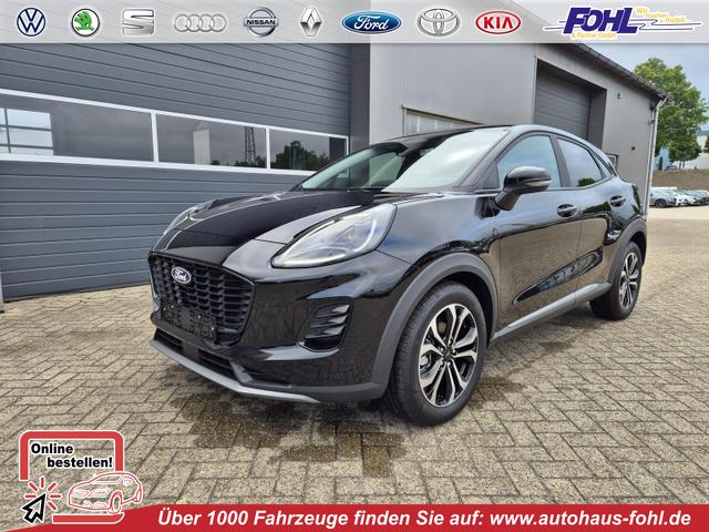 Ford Puma - Titanium 1.0 EcoBoost Hybrid 125PS Klimaautomatik Sitzheizung Lenkradheizung Frontscheibe beheizb. LED-Scheinwerfer Ford-Navi SYNC4 Bluetooth Apple CarPlay Android Auto PDC v+h 17-LM