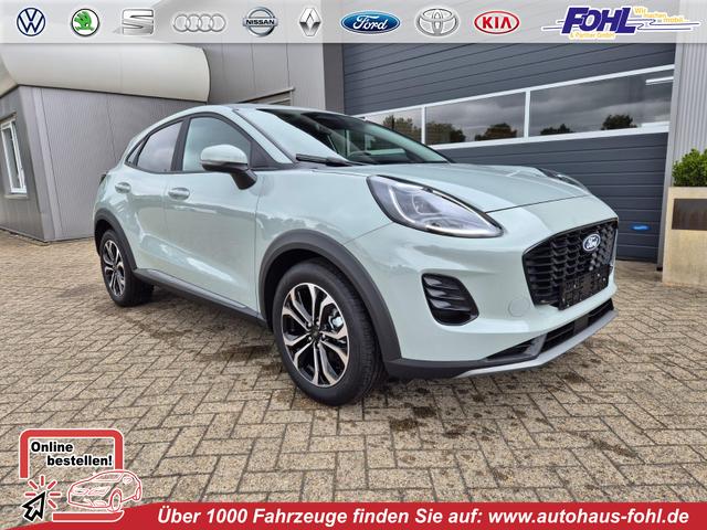Ford Puma - Titanium 1.0 EcoBoost Hybrid 125PS Klimaautomatik Sitzheizung Lenkradheizung Frontscheibe beheizb. LED-Scheinwerfer Ford-Navi SYNC4 Bluetooth Apple CarPlay Android Auto PDC v+h 17-LM