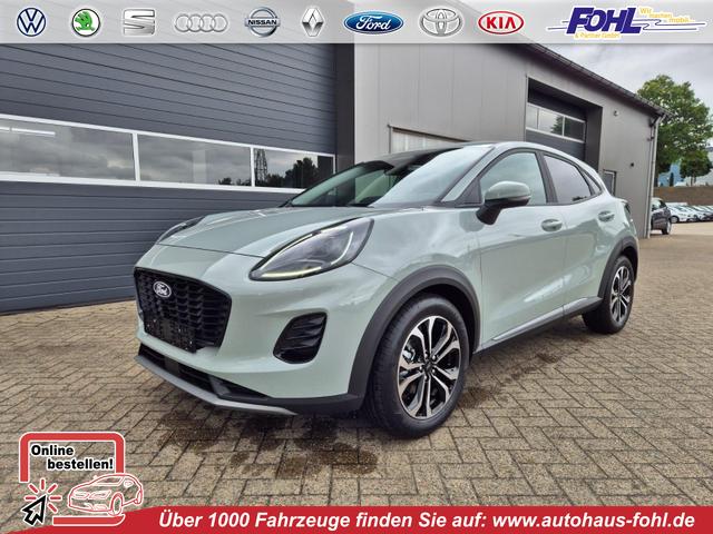 Ford Puma - Titanium 1.0 EcoBoost Hybrid 125PS Klimaautomatik Sitzheizung Lenkradheizung Frontscheibe beheizb. LED-Scheinwerfer Ford-Navi SYNC4 Bluetooth Apple CarPlay Android Auto PDC v+h 17-LM