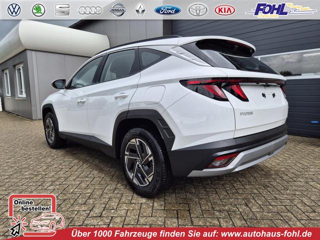 Hyundai TUCSON - 1.6 T-GDI 160PS Sitzheizung Lenkradheizung Klimaautomatik Navi 12,3"-Touchscreen DAB+ wireless Apple CarPlay + Android Auto PDC v+h Rückf.Kamera 2xKeyless 17-LM