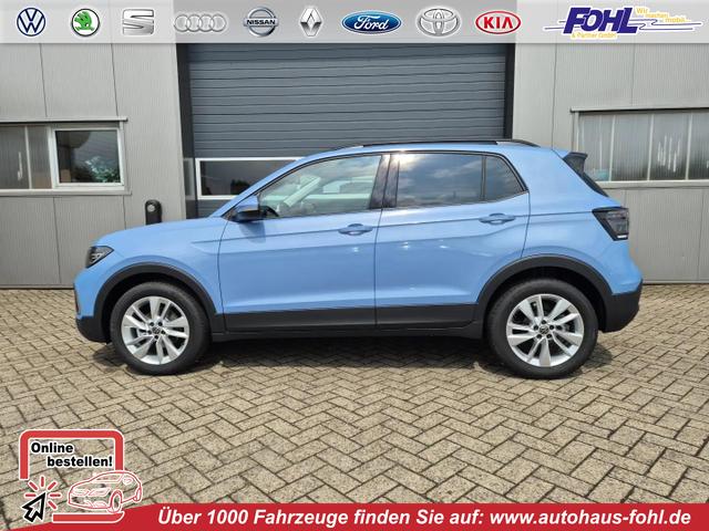 Volkswagen T-Cross - 1.0 TSI 116PS DSG Life LED-Matrix-Scheinwerfer Klimaautomatik Sitzheizung PDC Rückf.Kamera 17-LM abged.Scheiben 2xKeyless DAB+ Bluetooth Touchscreen Apple CarPlay Android Auto